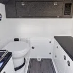 Oversided head with a full sink and prep station