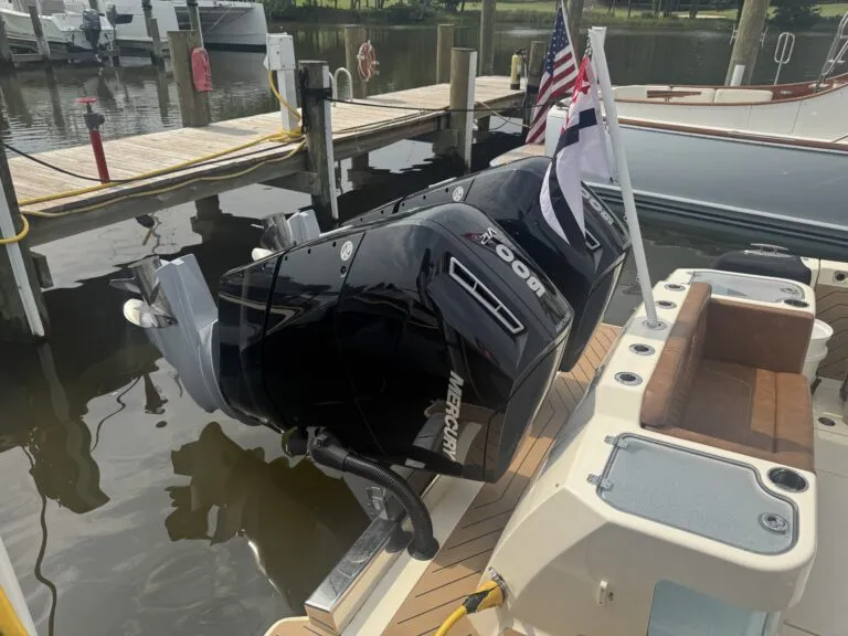 Mercury 600 V12 engines on 2023 Scout 400 LXF