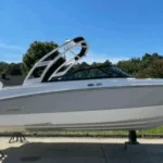 2026 Monterey M-225 with Whisper Grey hull and white bottom