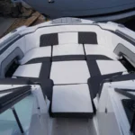 Bow seating with filler cushion and SeaDek inlay flooring