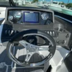 Simrad NSX GPS and chartplotter at helm of M-225